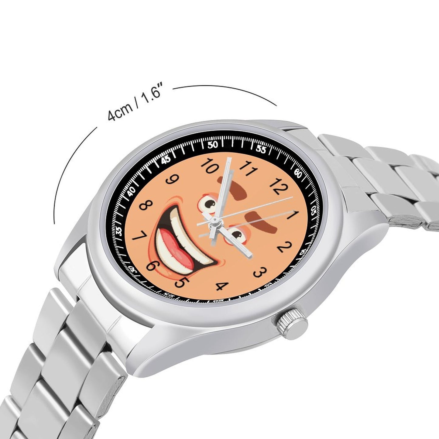 Orologio Minimalista Personalizzato in Acciaio con Foto