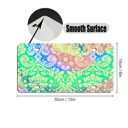 Targa Auto Decorativa Personalizzata | 15x30cm Alluminio con Foto