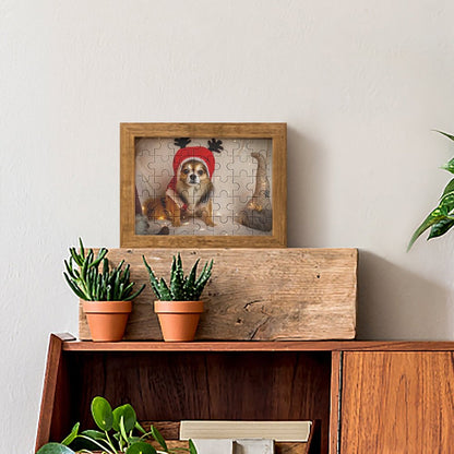 Puzzle in Legno Personalizzato Orizzontale | Gioco di Famiglia con Foto