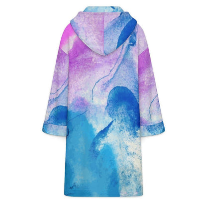 Cappotto lungo donna con cappuccio e fodera in pile personalizzabile