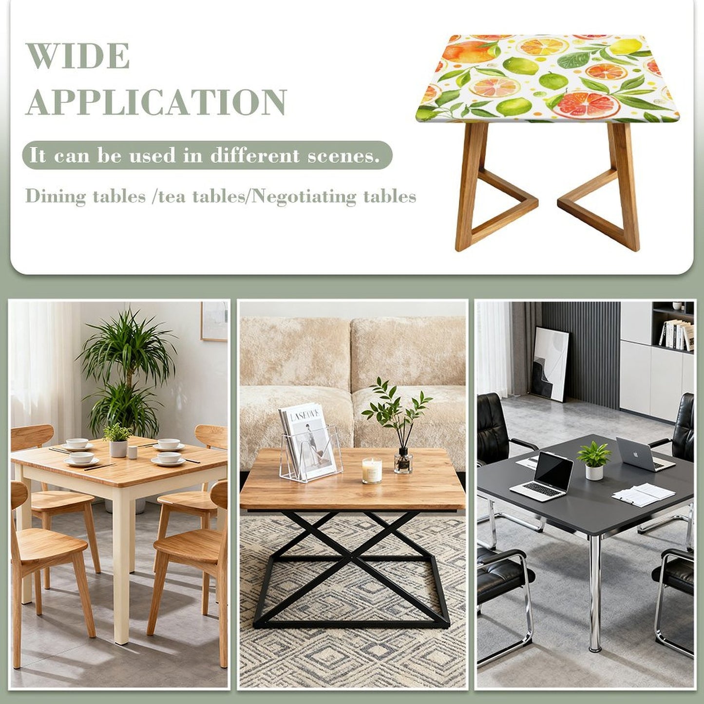 Copritavolo Quadrato Elasticizzato Personalizzato | Rinnova il Tuo Tavolo