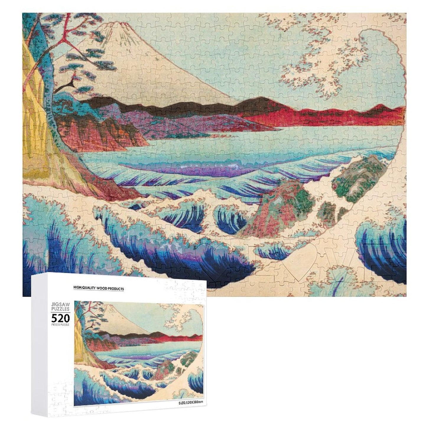 Puzzle Personalizzato "Ti Amo" 520 Pezzi | Regalo Romantico con Foto