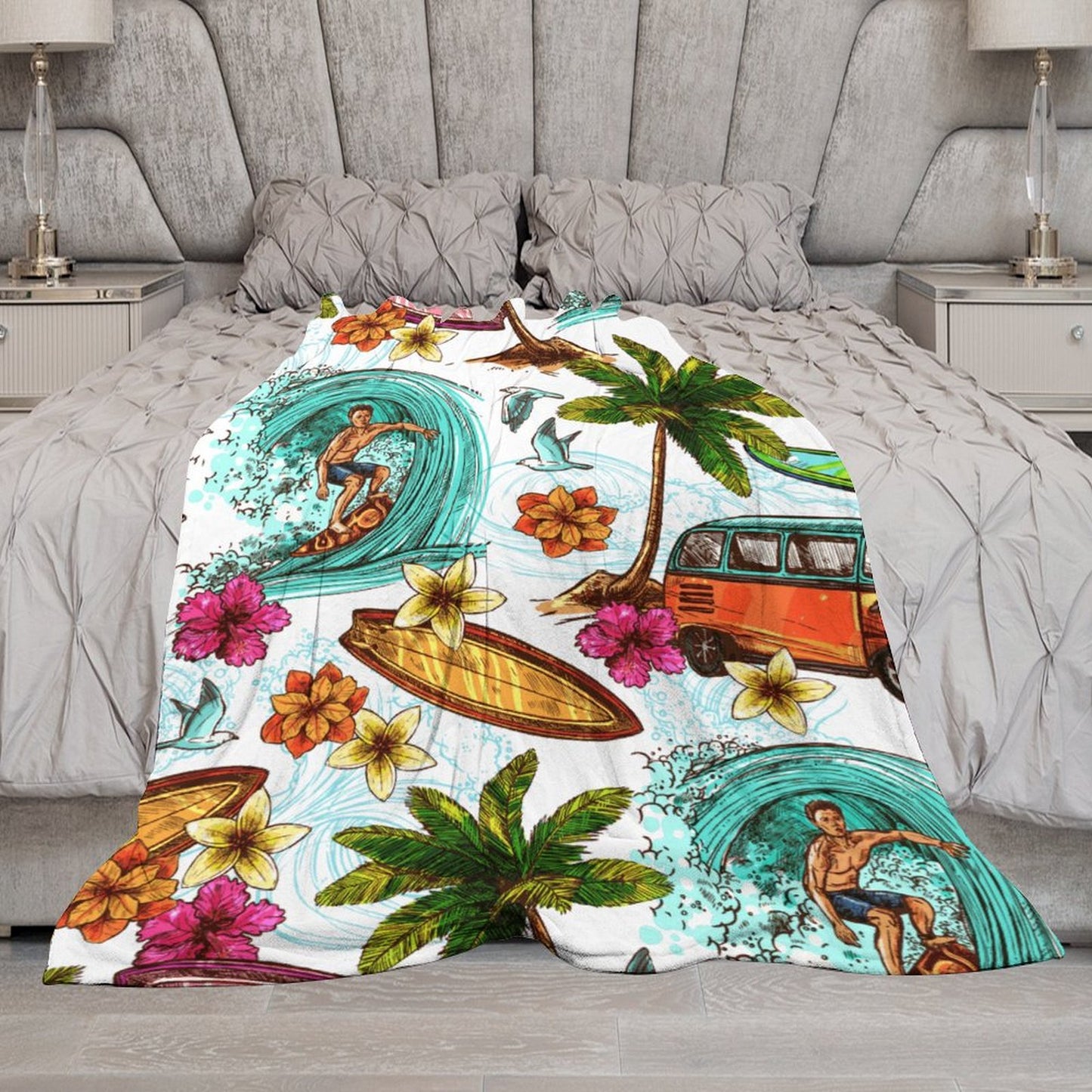 Coperta in Flanella Personalizzata 330g | Plaid Morbido Anti-Pilling | Idea Regalo