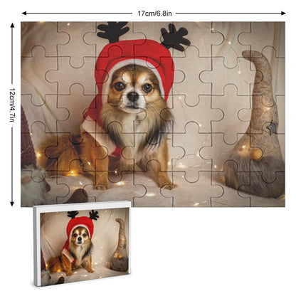 Puzzle in Legno Personalizzato Orizzontale | Gioco di Famiglia con Foto