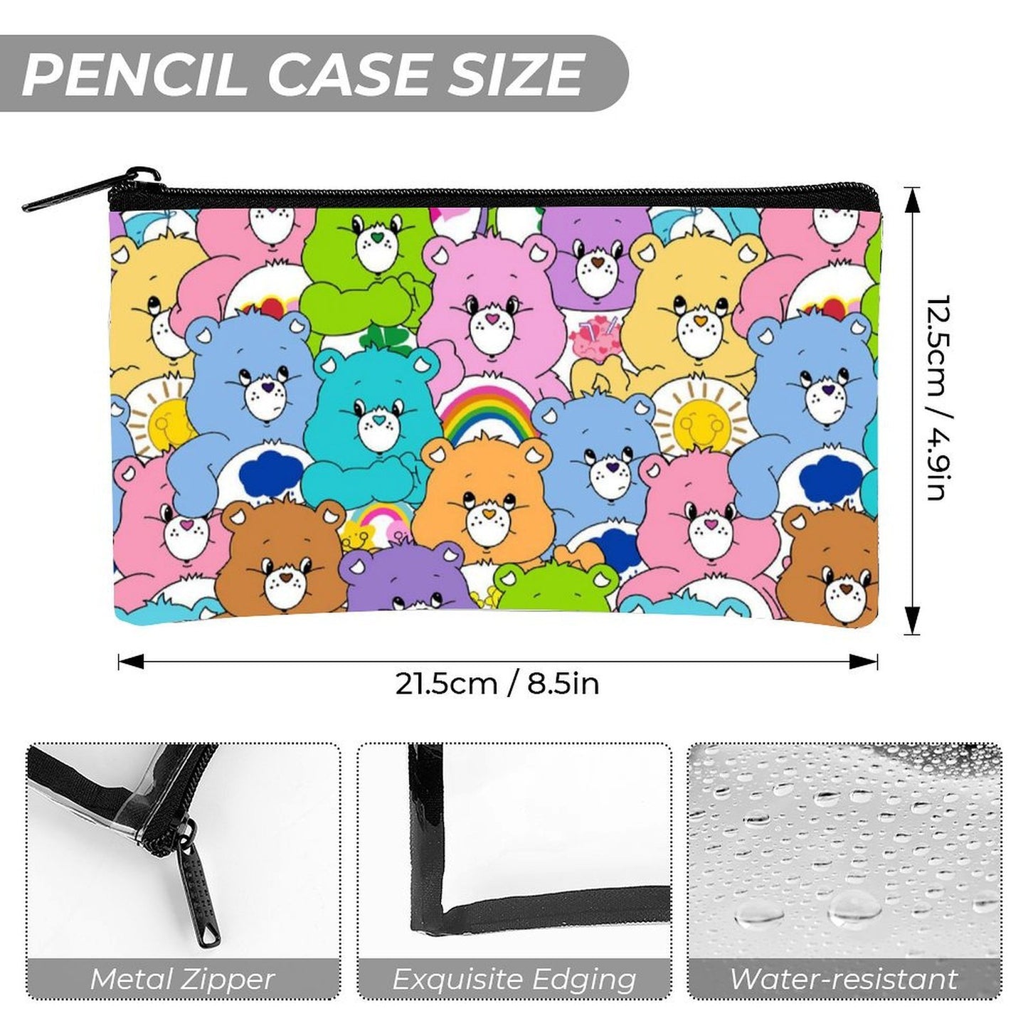 Set 2 Pezzi Organizer in PVC Trasparente Personalizzabile con Stampa UV
