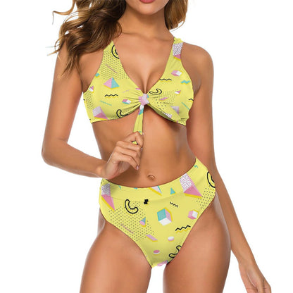 Bikini a Vita Alta Personalizzato con Nodo | Scolpisce e Valorizza