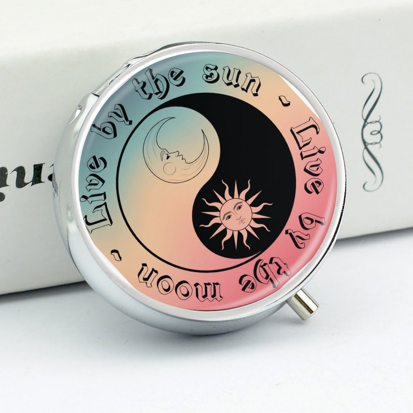 Portapillole Rotondo Personalizzato | Mini Contenitore da Viaggio