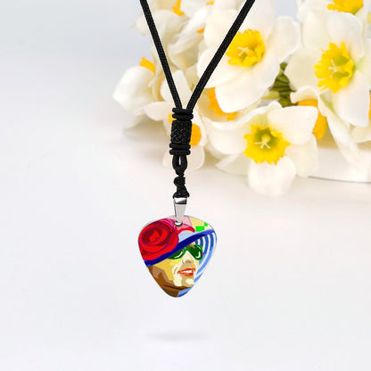 Collana Unisex con Plettro per Chitarra Personalizzato