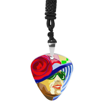 Collana Unisex con Plettro per Chitarra Personalizzato