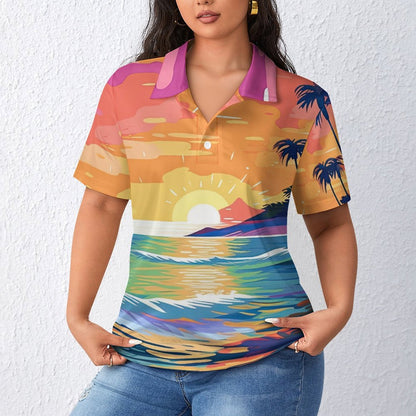 Polo Donna Personalizzata in Tessuto Tecnico | Stile e Comfort