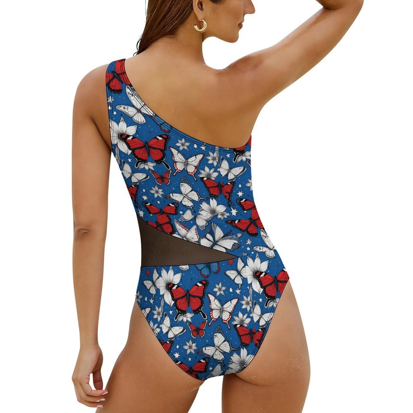 Costume Intero Personalizzato Effetto Snellente | Monokini con Inserto in Rete