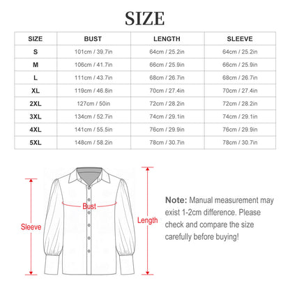 Camicia donna a manica lunga con maniche a palloncino e tessuto elasticizzato personalizzata