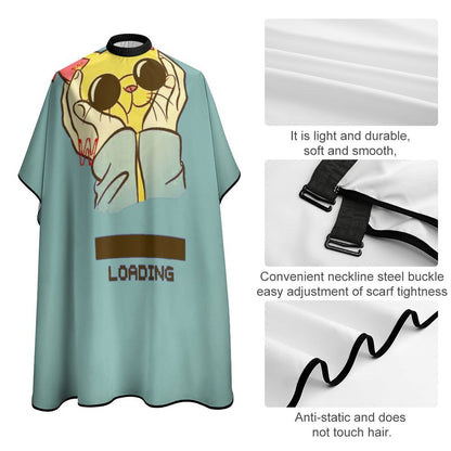 Mantello da Barbiere Personalizzato con Logo | Telo da Taglio Unico