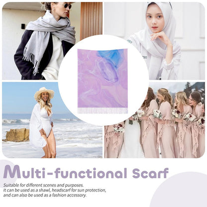 Sciarpa in Finto Cashmere Personalizzata | La Tua Opera d'Arte da Indossare