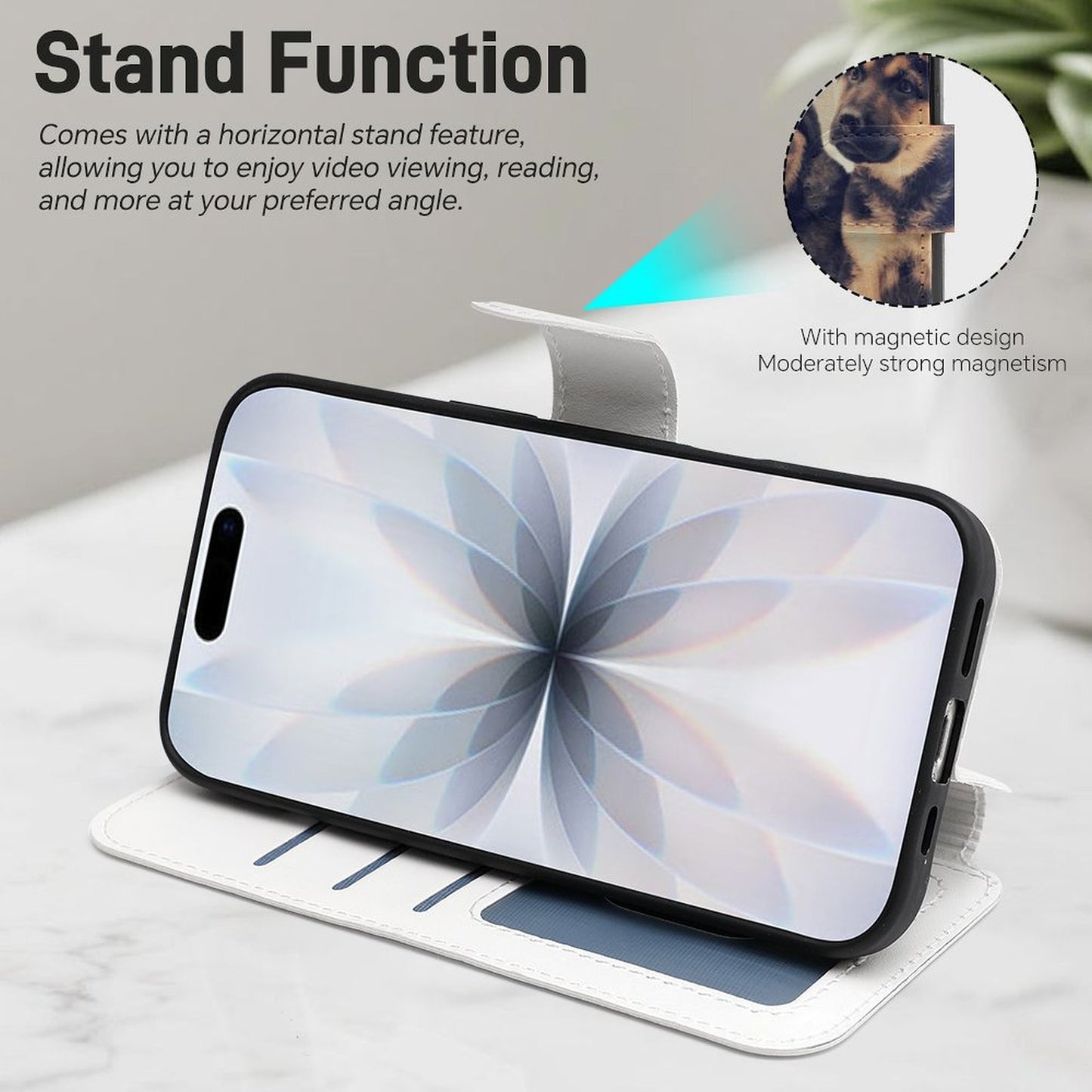 Custodia a Libro in Pelle Personalizzata per iPhone 17 con Porta Carte e Laccetto