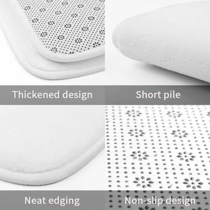 Set Bagno 4 Pezzi Personalizzato | Tappeti Velluto Corallo + Tenda Doccia