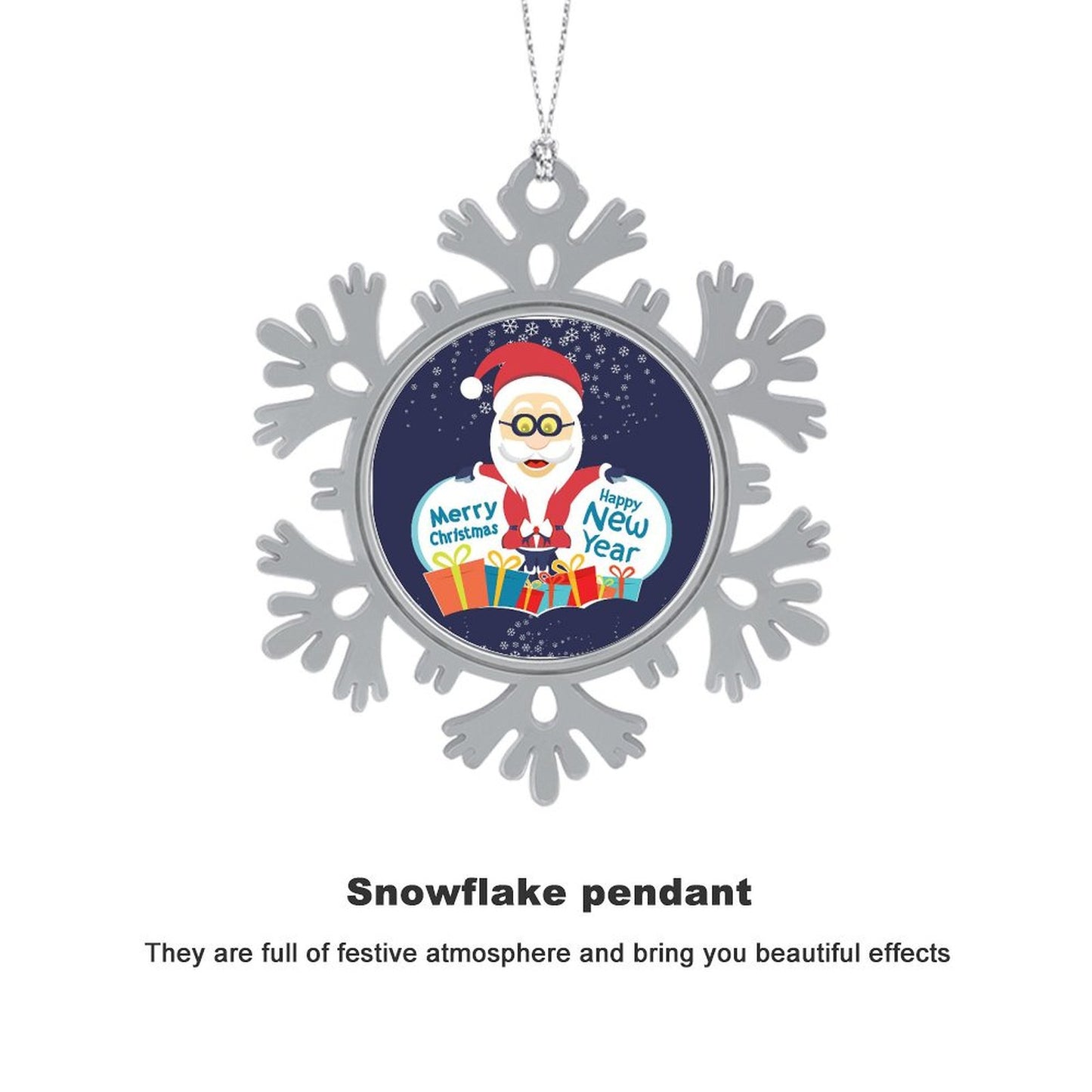 Fiocco di Neve in Metallo Personalizzato | Il Tuo Cimelio di Natale