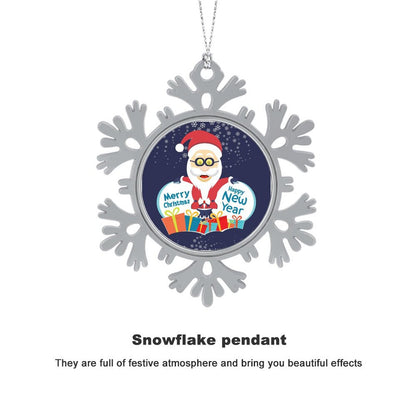 Fiocco di Neve in Metallo Personalizzato | Il Tuo Cimelio di Natale