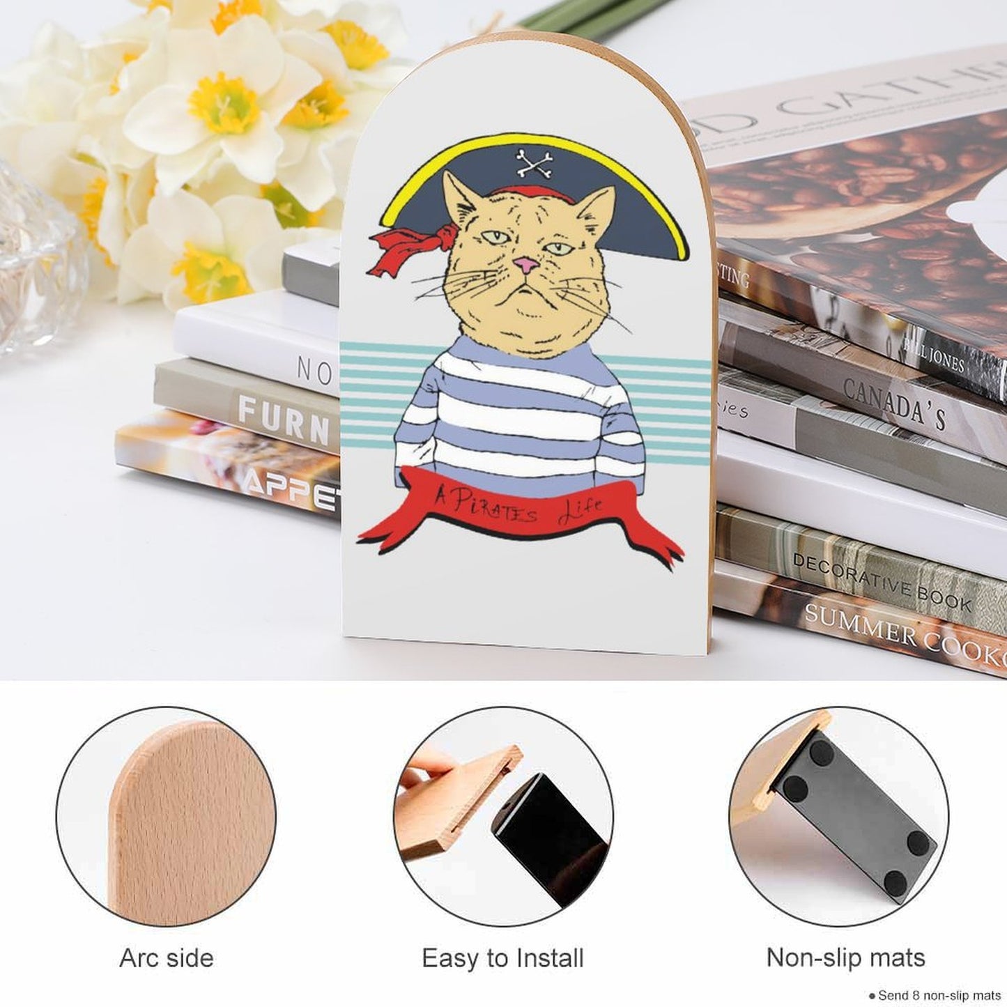 Fermalibri in Legno Personalizzati | I Guardiani della Tua Biblioteca