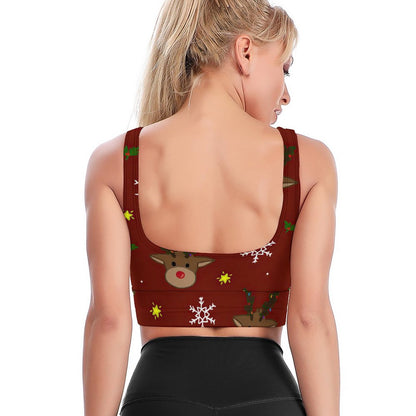 Top Yoga Personalizzato | Reggiseno Sportivo con Stampa Unica