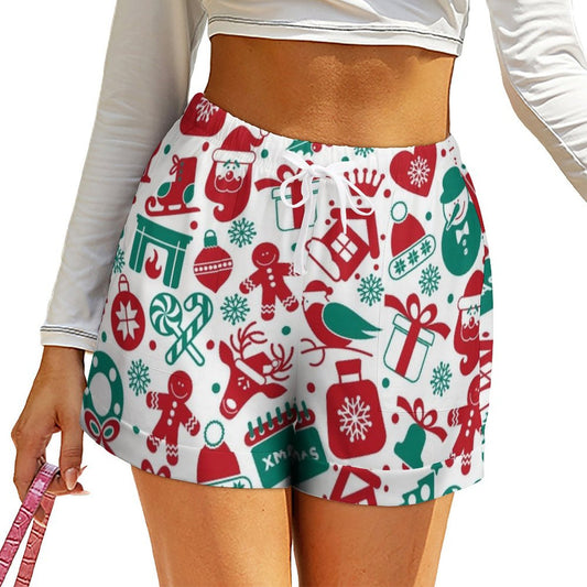 Pantaloncini Donna Vita Alta Personalizzati | Tessuto Fresco UPF 50+