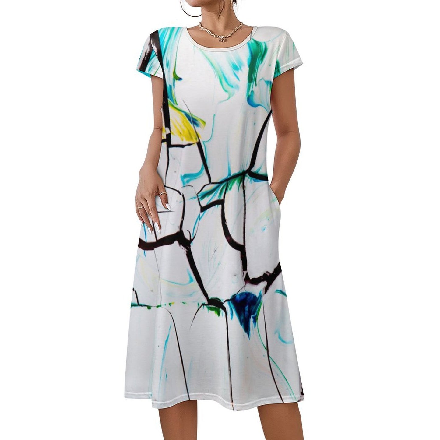 Abito Lungo Donna Personalizzato | Vestito Senza Maniche Estivo