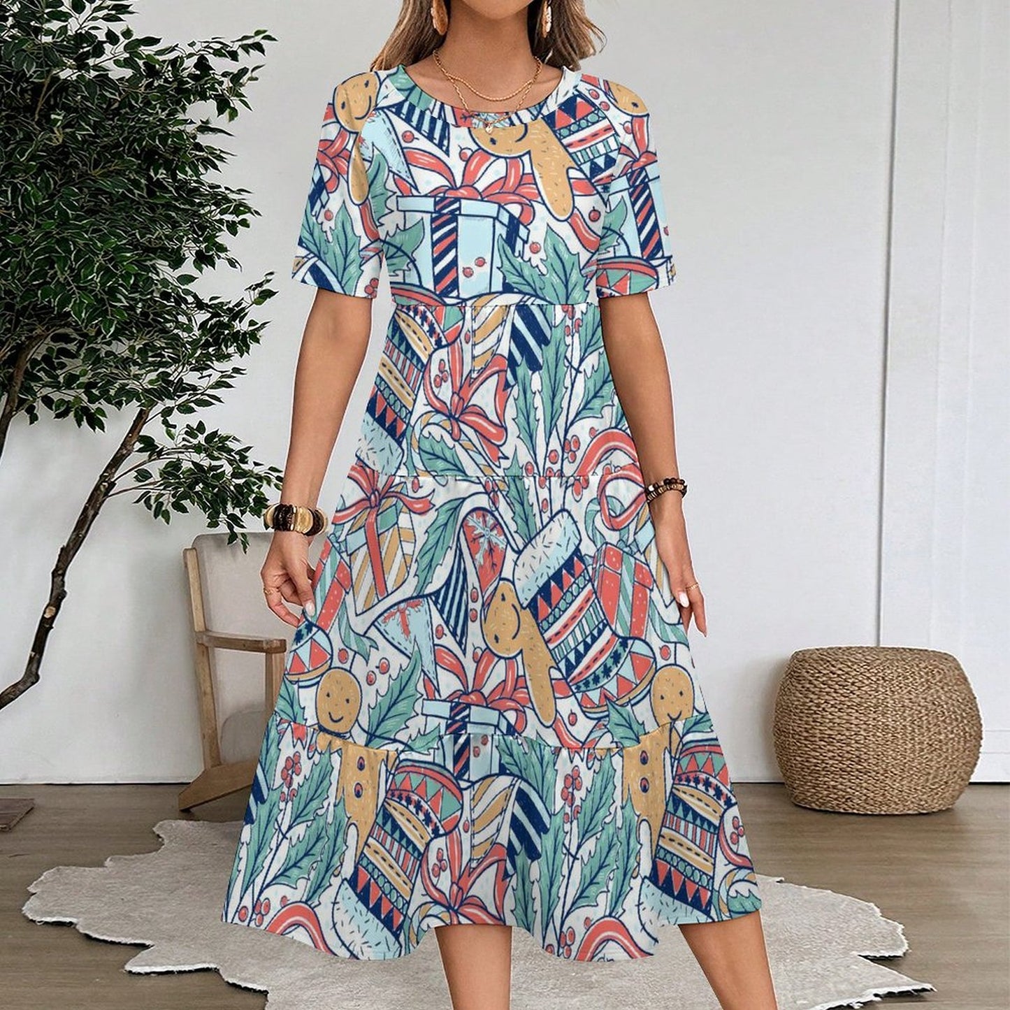 Abito Lungo Personalizzato Donna | Vestito Elegante con la Tua Foto