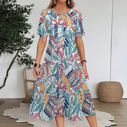 Abito Lungo Personalizzato Donna | Vestito Elegante con la Tua Foto