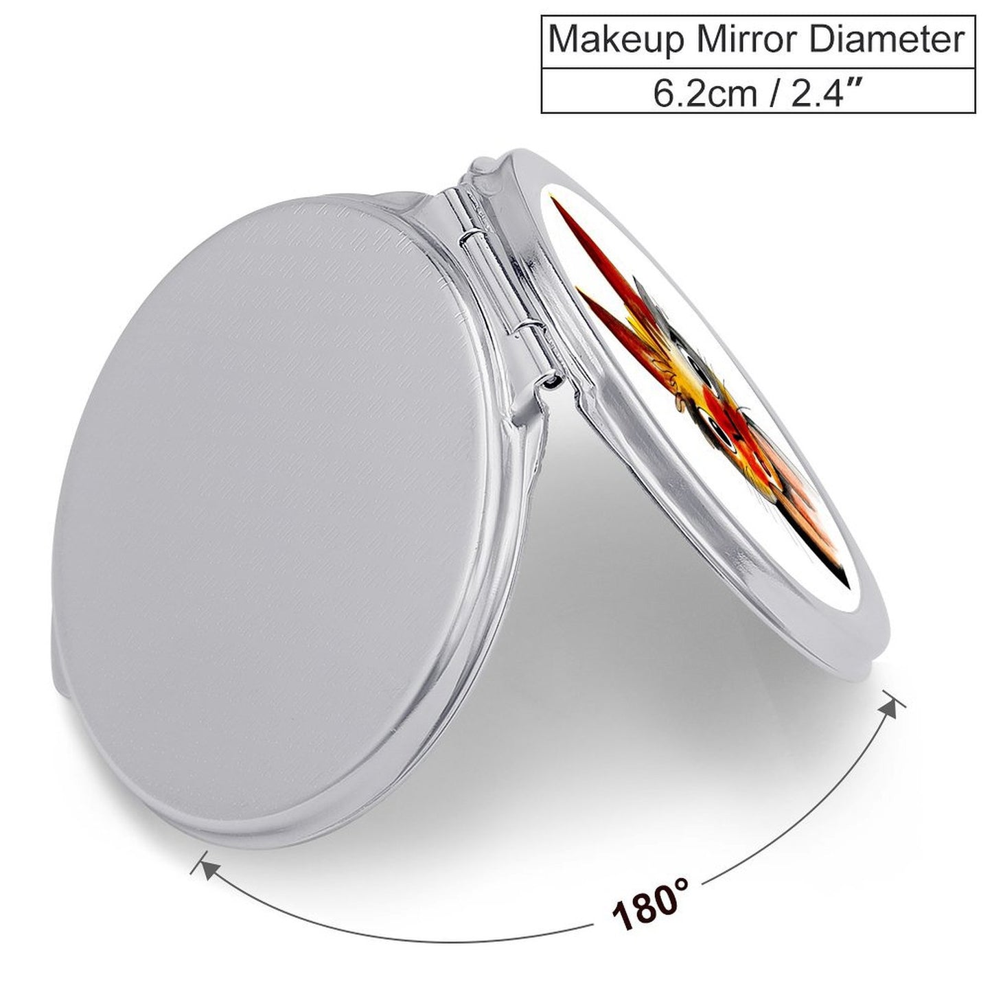 Specchietto da Borsetta Personalizzato con Foto | Compatto e in Metallo