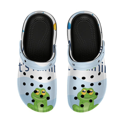 Platform Clogs con Tacco Personalizzati in EVA con Stampa Grafica su Misura