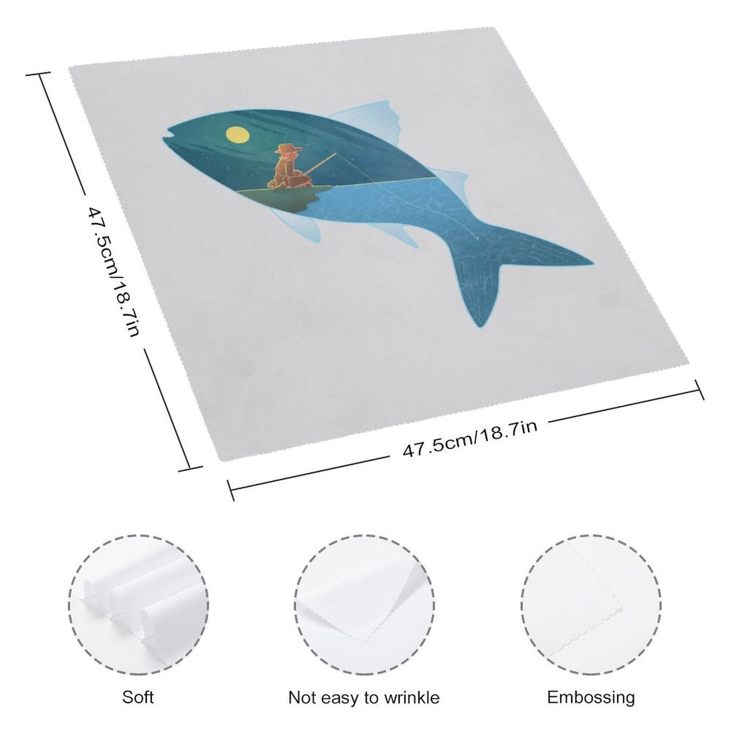 Tovaglioli Stoffa Personalizzati | Tessuto Anti-Piega per Eventi & Matrimoni
