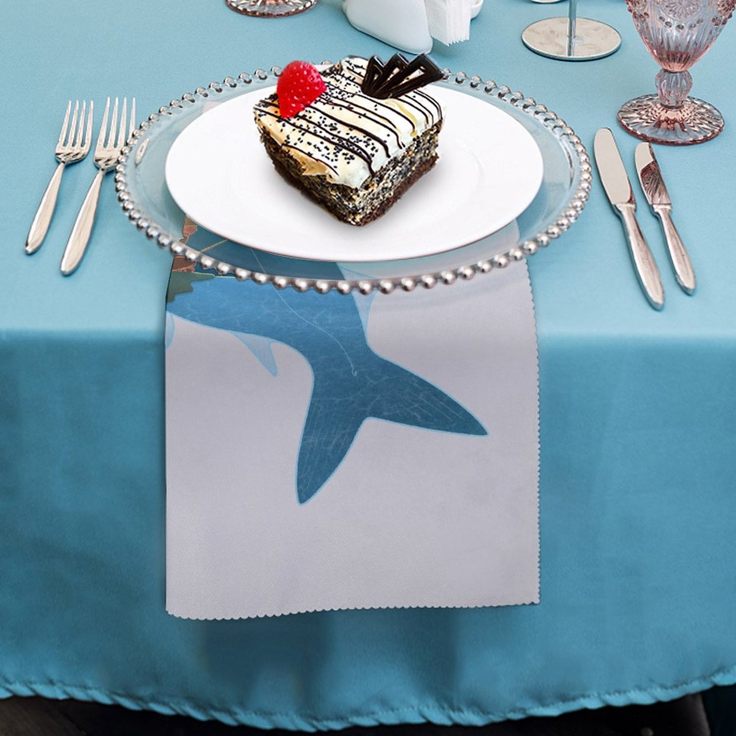 Tovaglioli Stoffa Personalizzati | Tessuto Anti-Piega per Eventi & Matrimoni