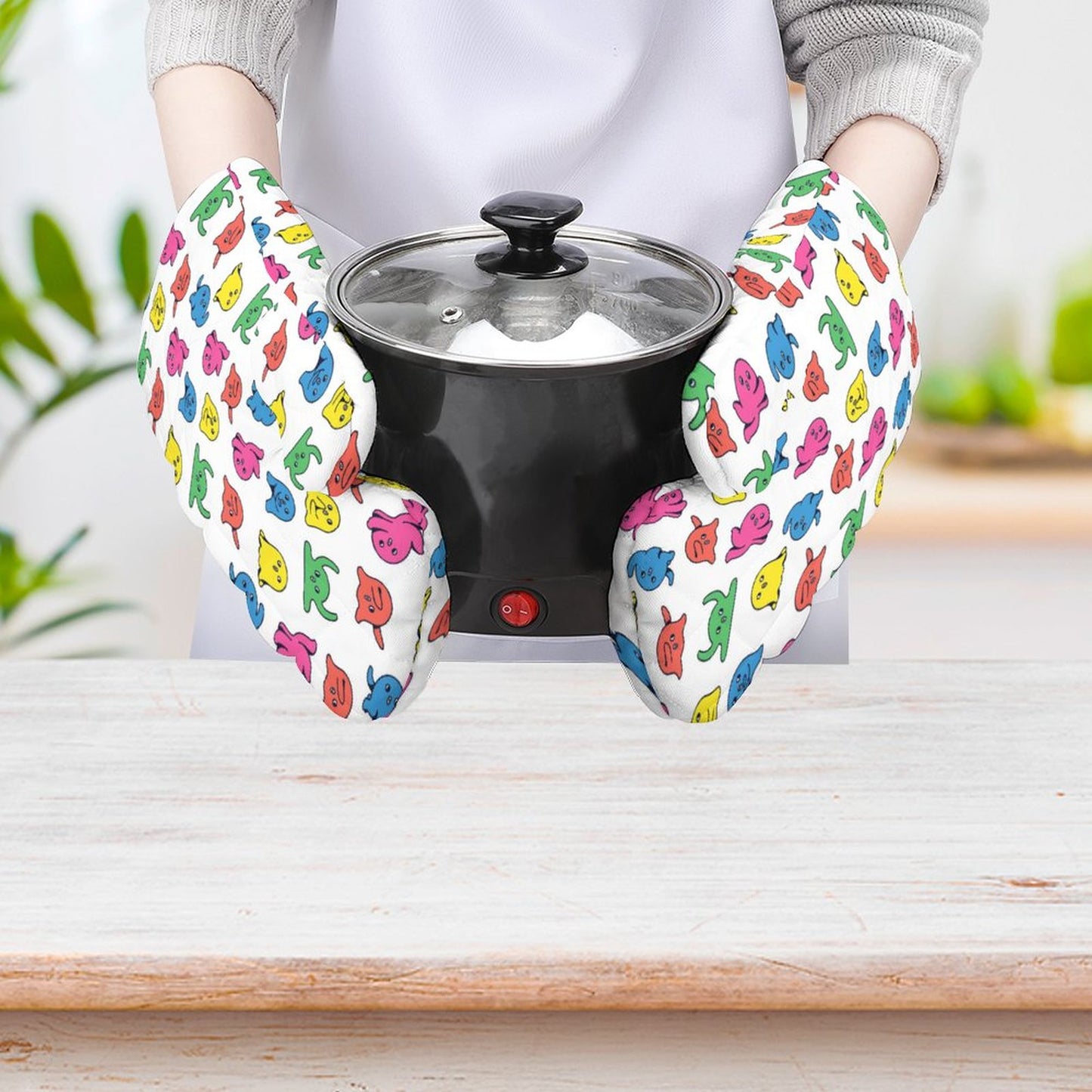 Guanti da Forno Personalizzati (Set 2 Pezzi) | Protezione e Stile