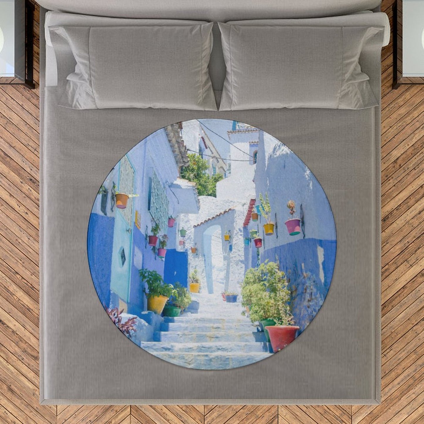 Coperta Rotonda Personalizzata con Foto | Il Tuo Cerchio di Comfort