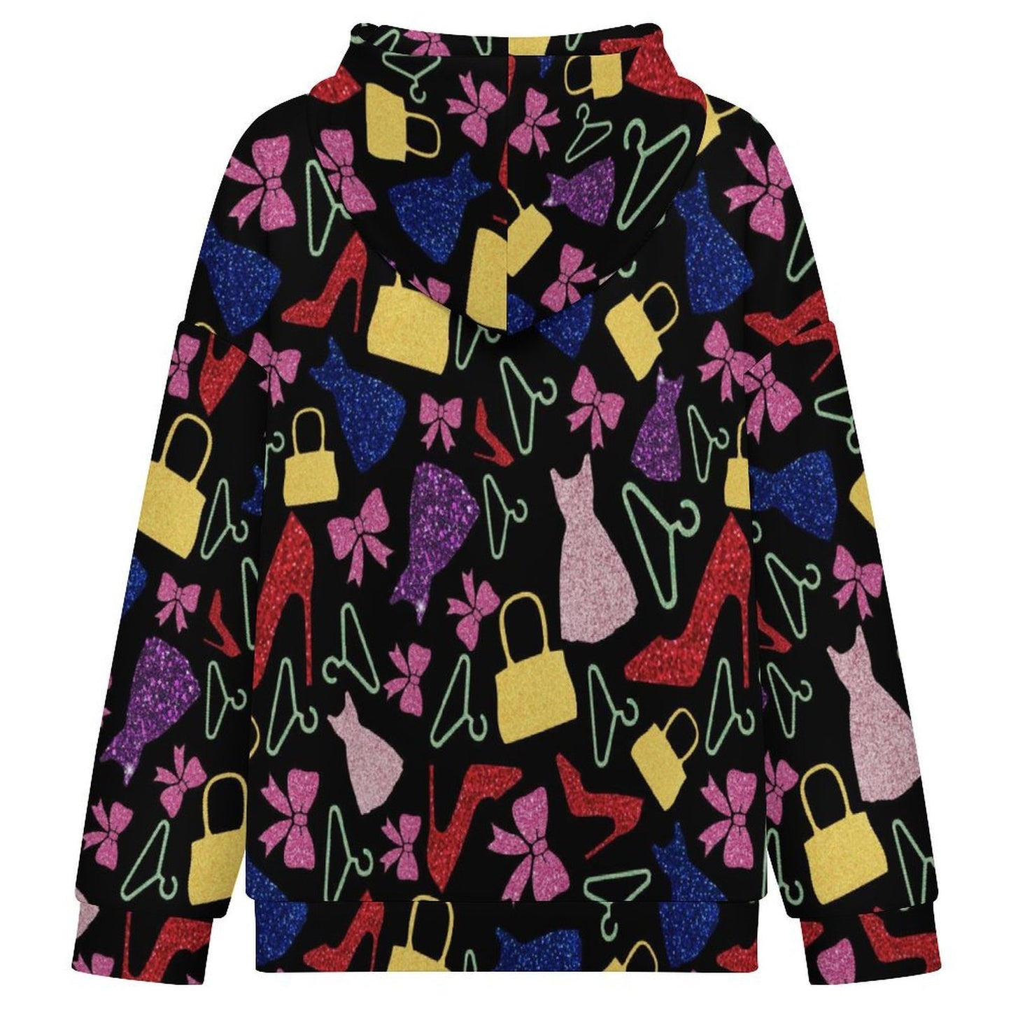 Felpa Donna con Zip e Cappuccio Personalizzabile