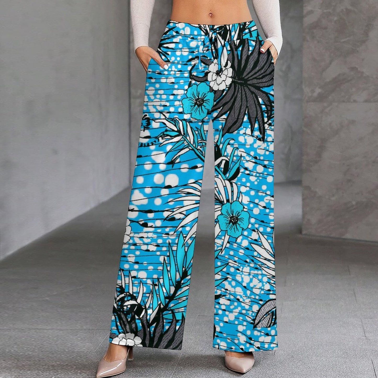 Pantaloni Larghi Donna Personalizzati a Vita Alta | Stile Unico