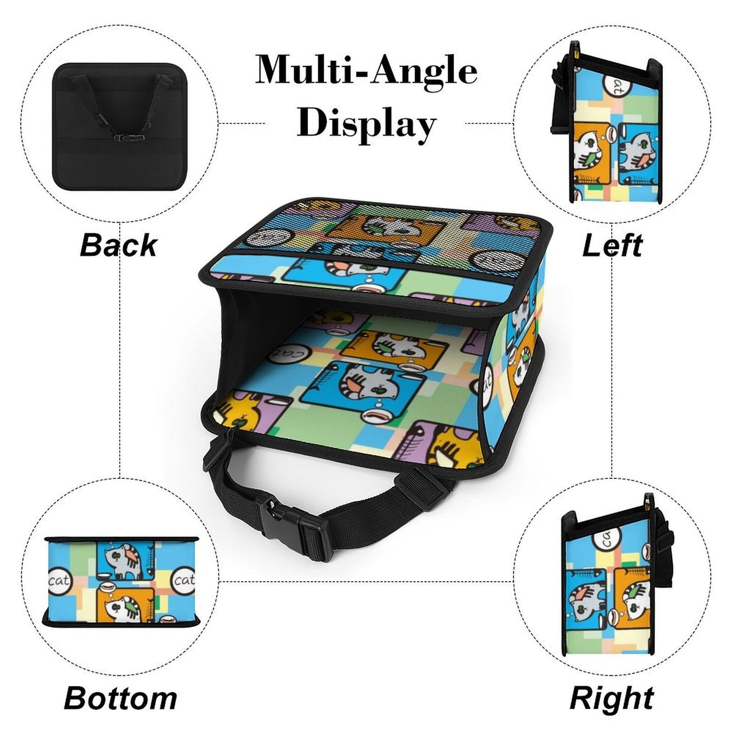 Organizer Sedile Auto Personalizzato | Portaoggetti in Ecopelle PU