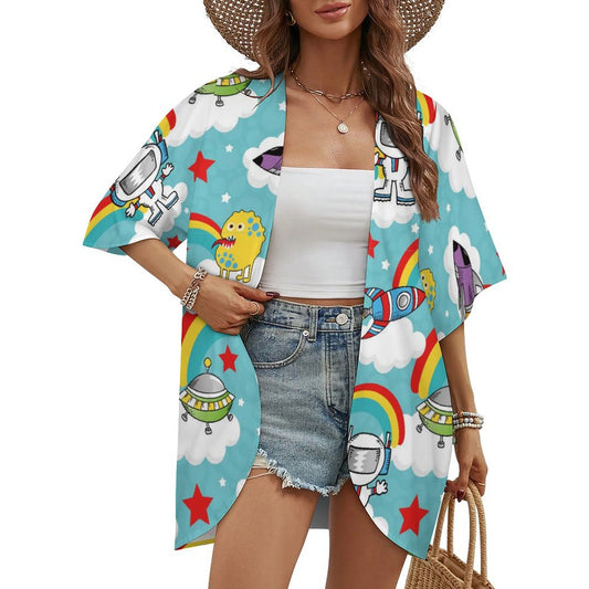 Cardigan Donna Personalizzato | Stampa Unica | Tessuto Stretch Leggero