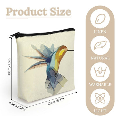 Pochette in Lino Personalizzata con Foto | Beauty Case Naturale