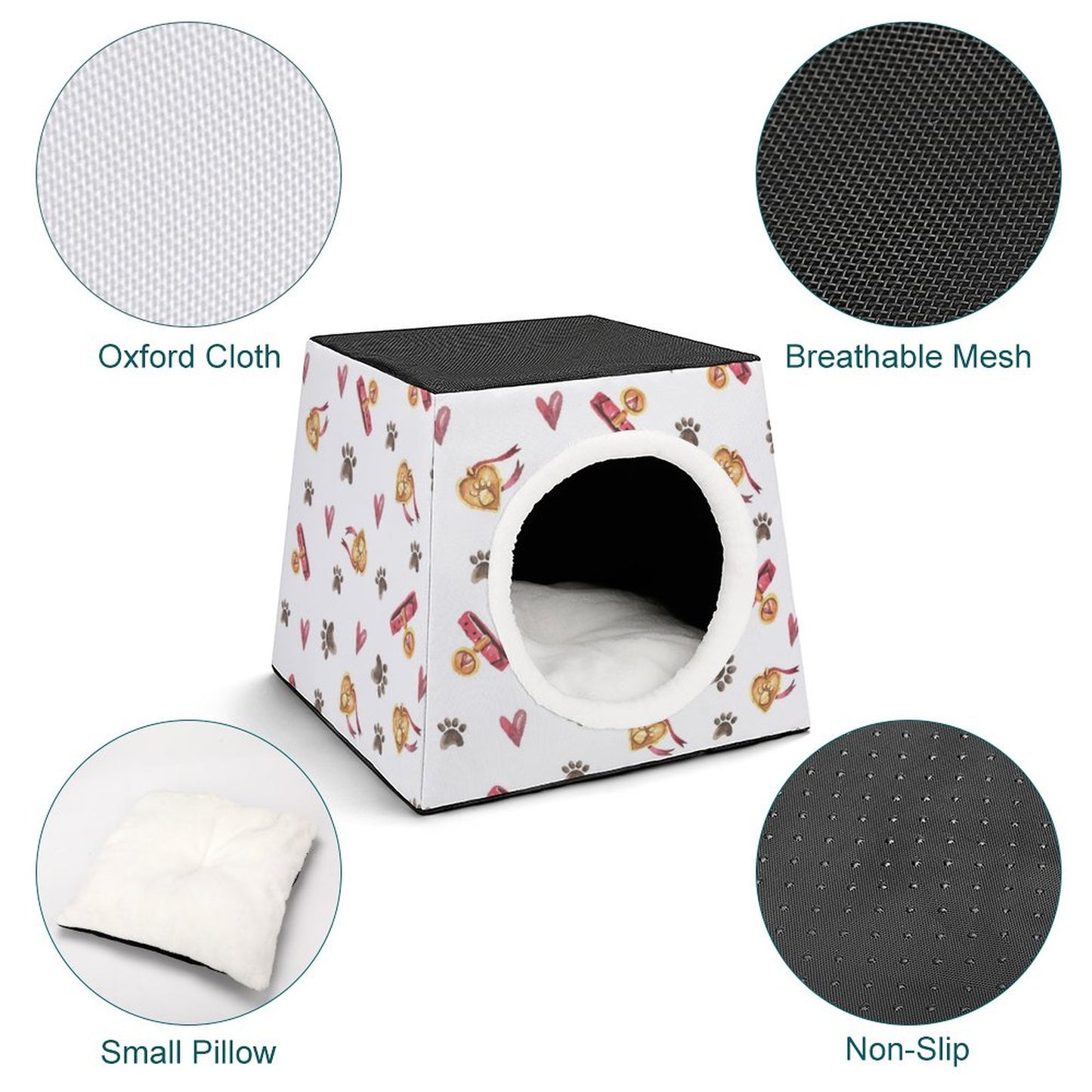 Cuccia Gatto a Capsula Spaziale | Letto Cane Chiuso Personalizzato