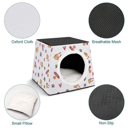 Cuccia Gatto a Capsula Spaziale | Letto Cane Chiuso Personalizzato