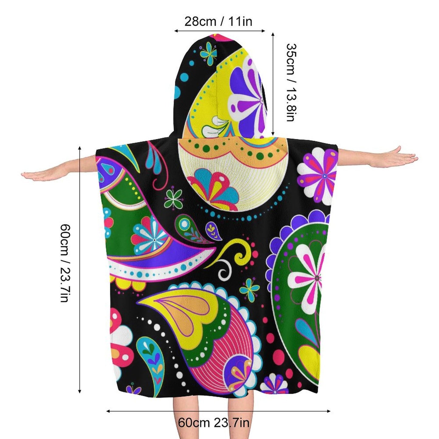 Poncho Asciugamano per Bambini Personalizzato | L'Abbraccio Magico