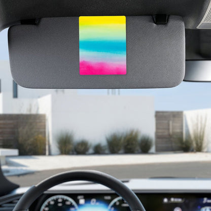 Clip per Aletta Parasole Auto Personalizzabile in Acrilico