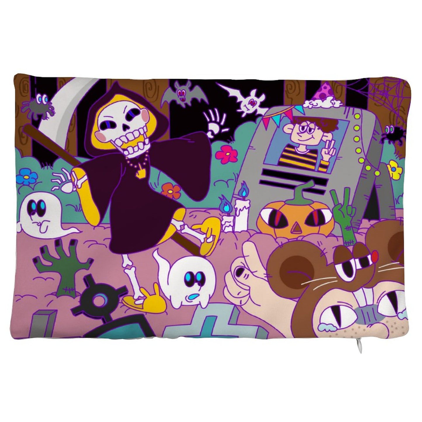 Federa Cuscino Lombare Personalizzata | Velluto Morbido | Supporto Schiena 30x50