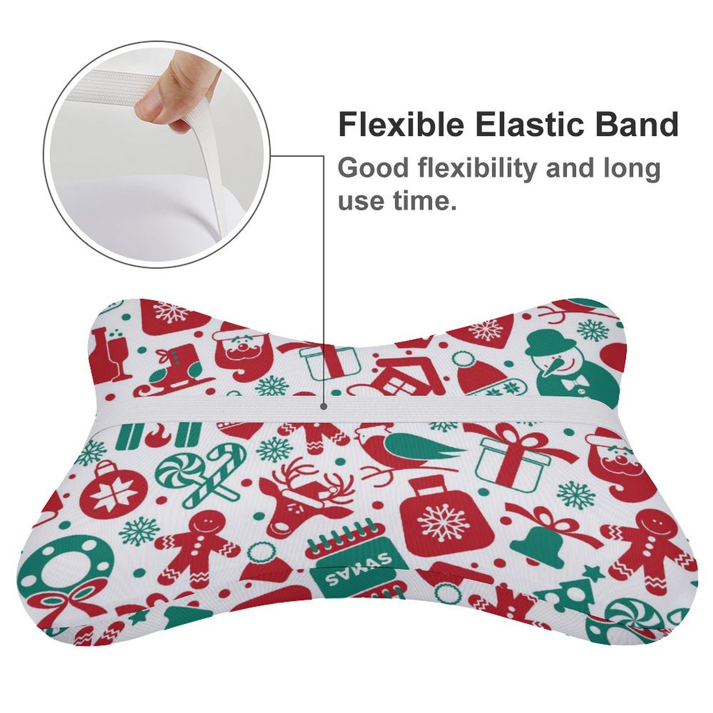 Cuscino Cervicale Auto Personalizzato | Set 2 Pezzi in Memory Foam