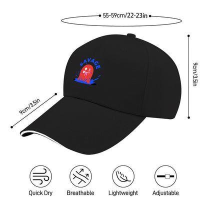 Cappellino Baseball Sandwich Personalizzato in Misto Cotone con Stampa Logo