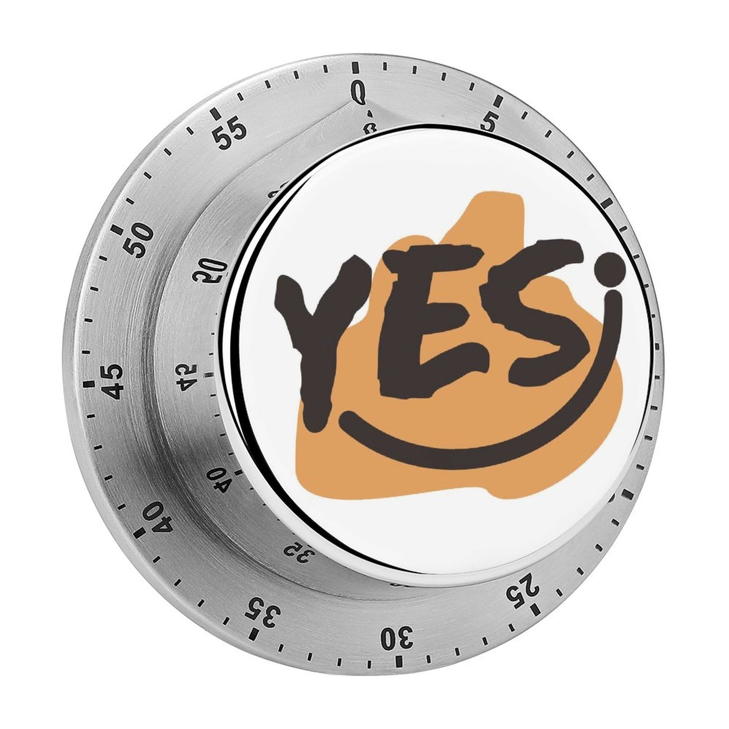 Timer Magnetico Meccanico Acciaio Personalizzato | 55min Senza Batteria UV Print