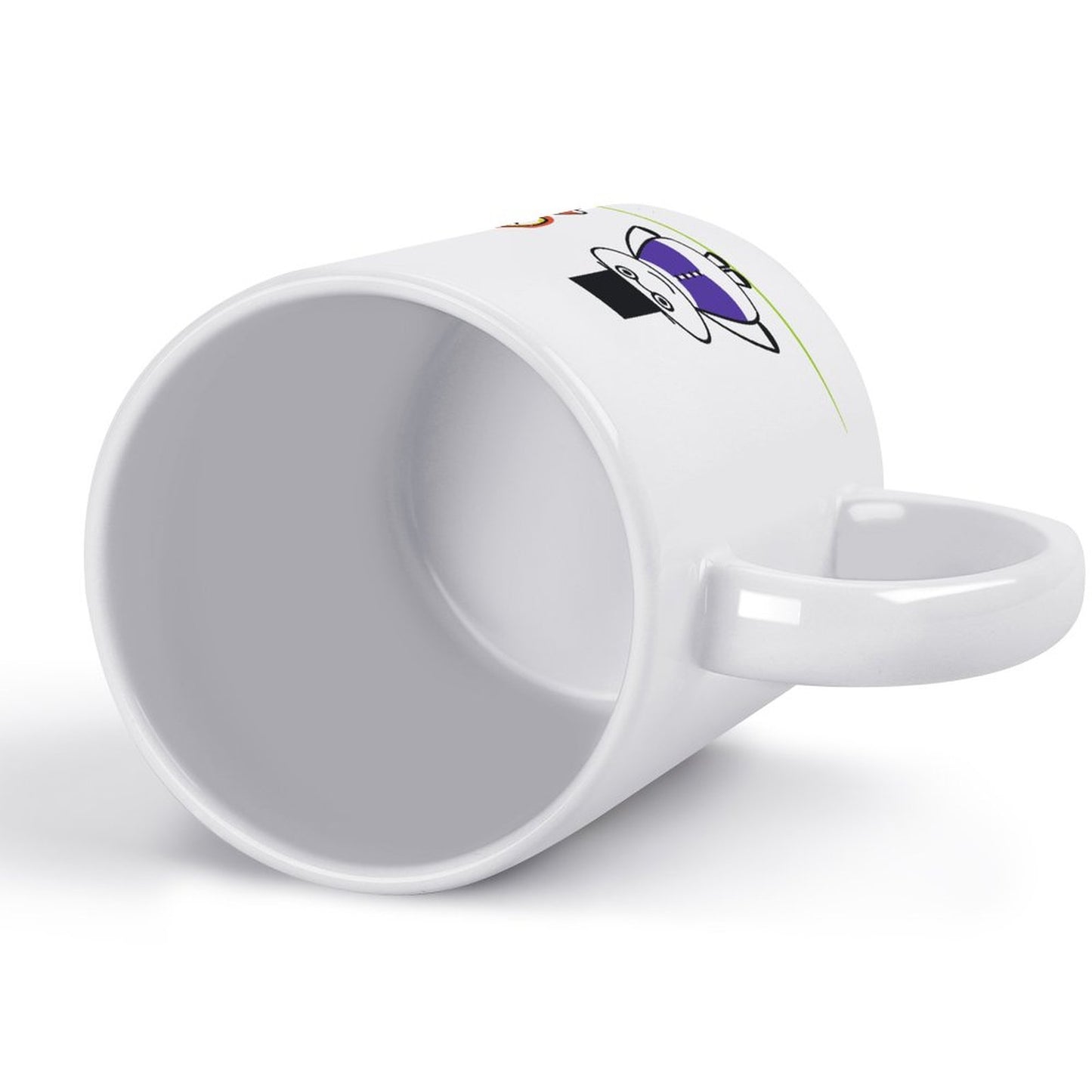Tazza Ceramica Bianca Personalizzata | Mug Minimalista Ufficio 350ml