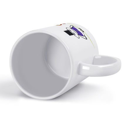 Tazza Ceramica Bianca Personalizzata | Mug Minimalista Ufficio 350ml