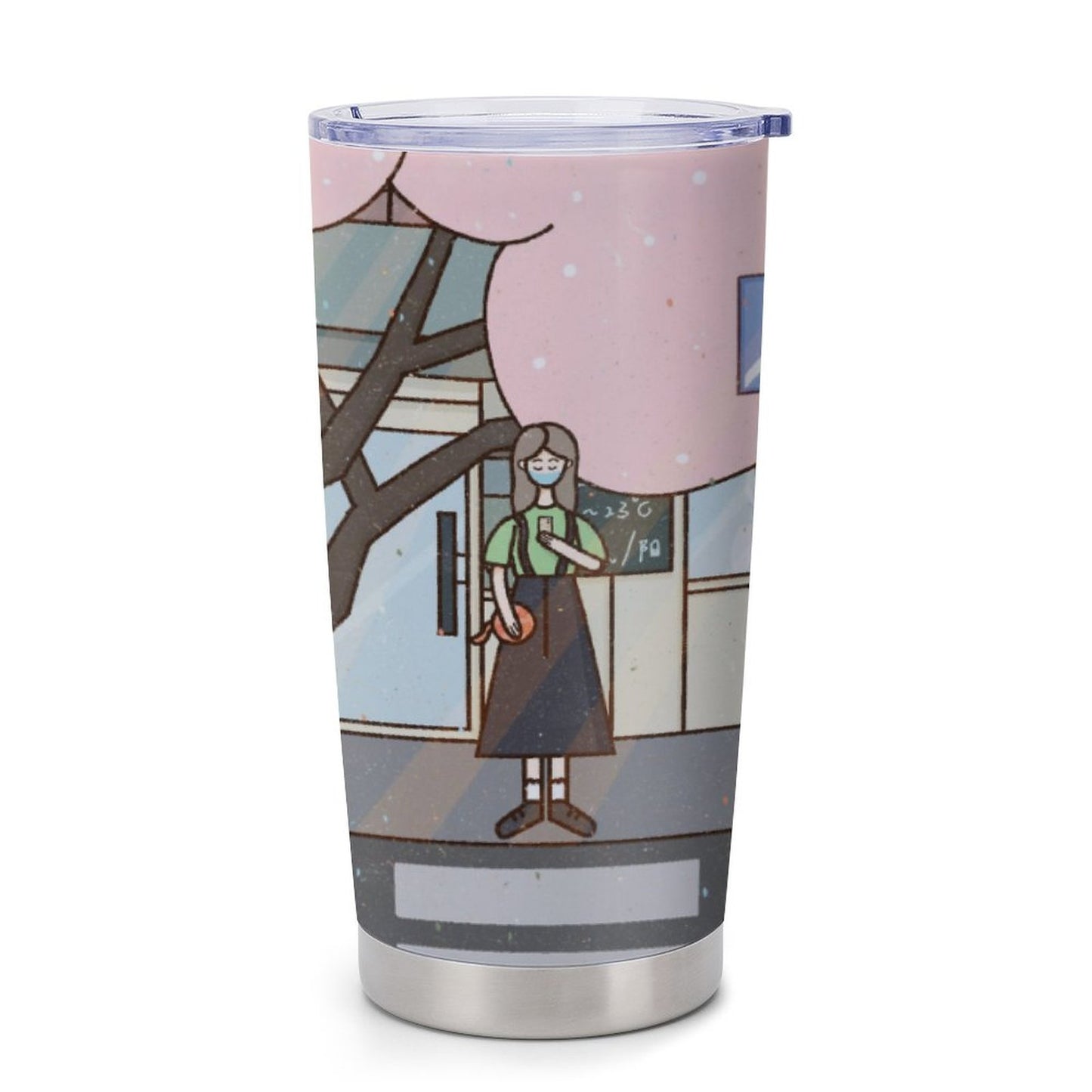 Tumbler Auto Personalizzato 600ml | Tazza Viaggio Full Print